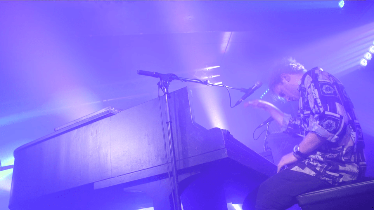 Stewart Prides performing at the Royal Bank of Scotland presents Prides Closer gig in the Glasgow Barrowland Bar