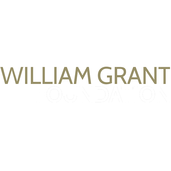 William Grant Foundation logo in yellow for Inner Ear client roll because we create exclusive live coverage of the Glenfiddich Piping Championship to engage and monetise a global audience