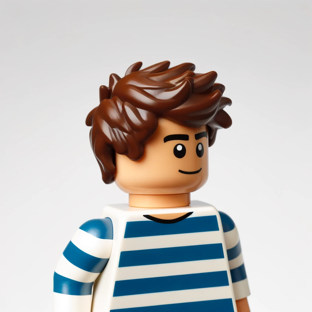 Inner Ear's Dougal Perman as a Lego figure